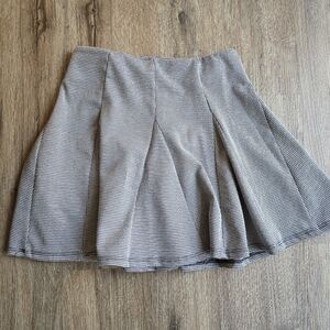 Papermoon Black and White Houndstooth Skirt